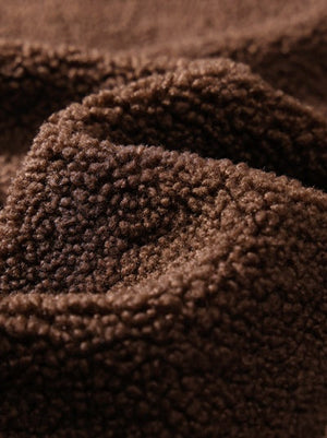 Vestes camouflage amples à doublure sherpa extra épaisse