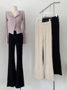 Sexy Cropped Knit Casual Pants