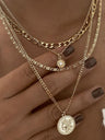 Diamond-encrusted Diamond-shaped Square Alloy Necklace