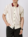 Stripes Old Money Style Breathable Polo Shirts