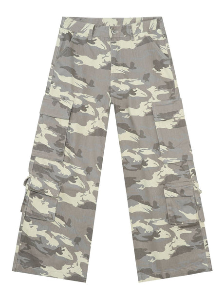 Vibe Camouflage Straight-fit Loose-fit Jeans