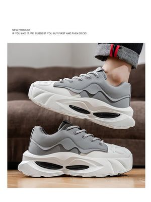 Liber Four Seasons Colorblock Thick-soled Men's Casual Sports Shoes