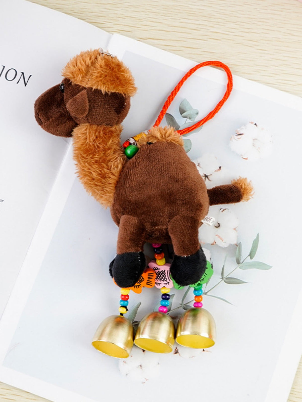 Kamel-Plüschtier-Schlüsselanhänger