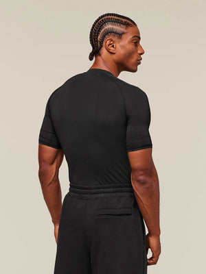 GYMSHARK Sports Fitness Running Printed Tight T-shirts