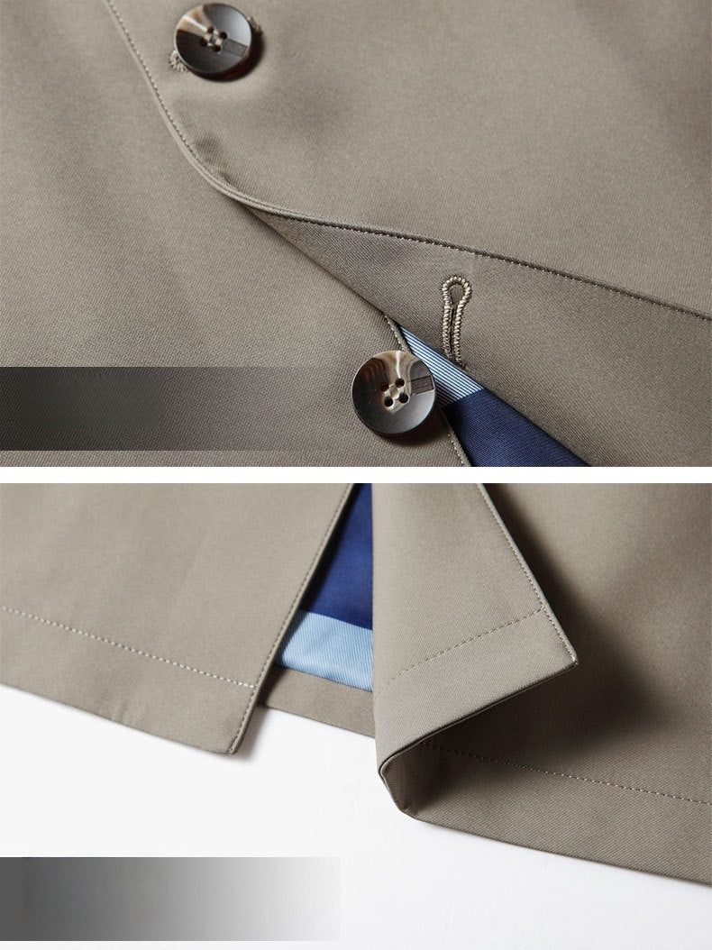Business Single-Breasted Leisure Trench Coats