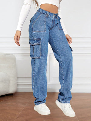 Liber Summer Women's Solid Color Jeans
