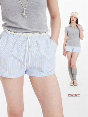 Liber Summer Women's Lace up Shorts
