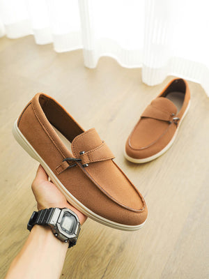 Suede Slip-on Loafers