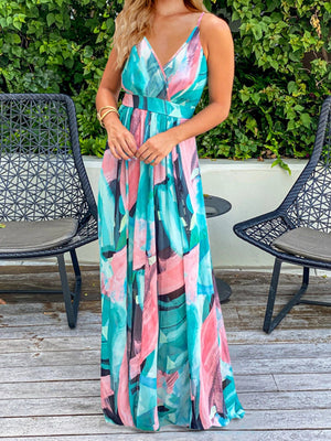 Robes maxi bohèmes à imprimé floral