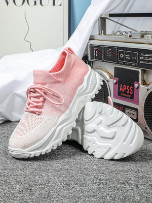 Color-blocked Unisex Casual Sneakers