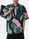 Printed Leisure Loose-fit Beach Shirts