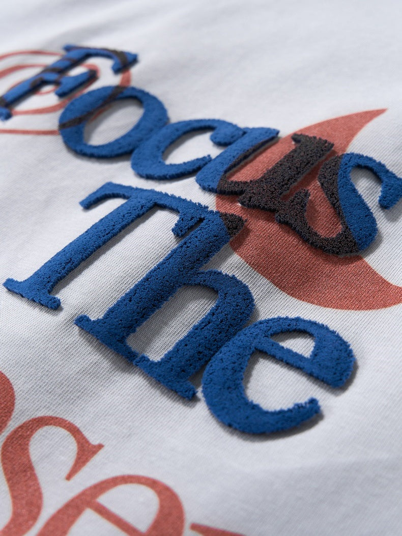Color-blocked Loose-fit T-shirts