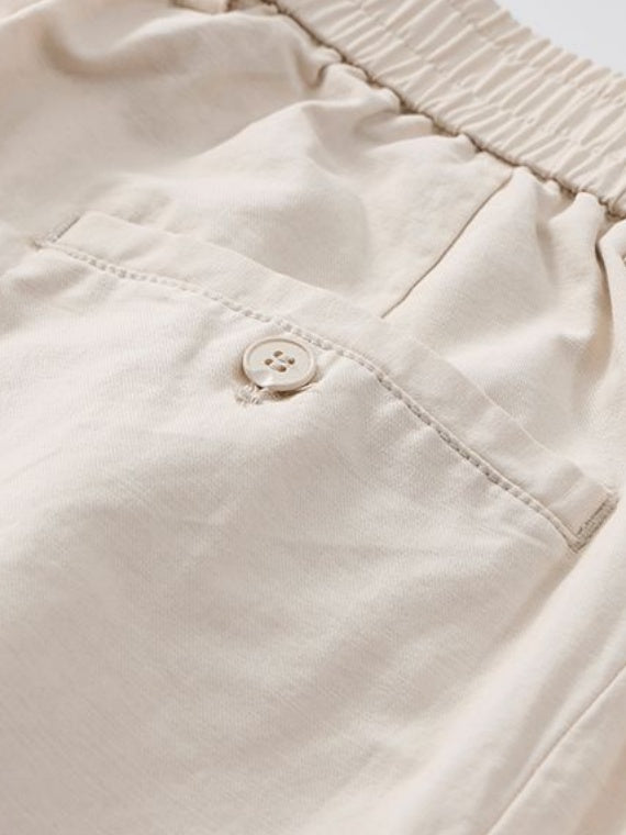 Loose-fit Drape Patchwork Pants