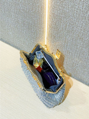 Liber Four Seasons ACC Rivet Diamond Shell Bag