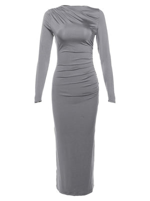 Liber Winter Women's Solid Color Solid Color Maxi Dresses