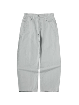 Liber Autumn Men's None Solid Color Cargo Trousers