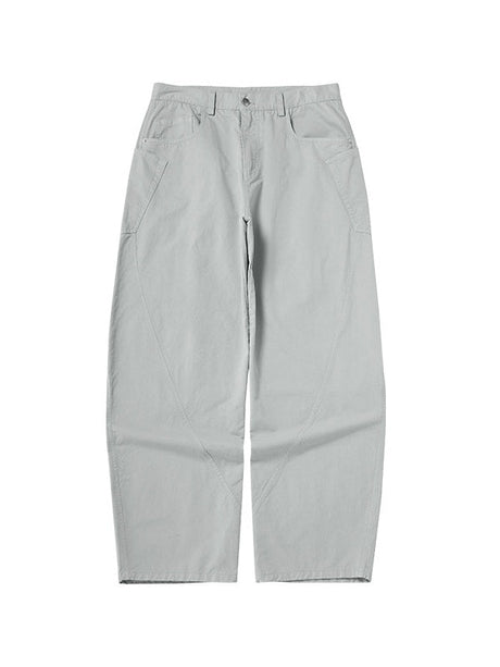 Liber Autumn Men's None Solid Color Cargo Trousers