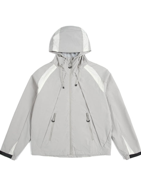 Water-repellent Patchwork Windbreakers
