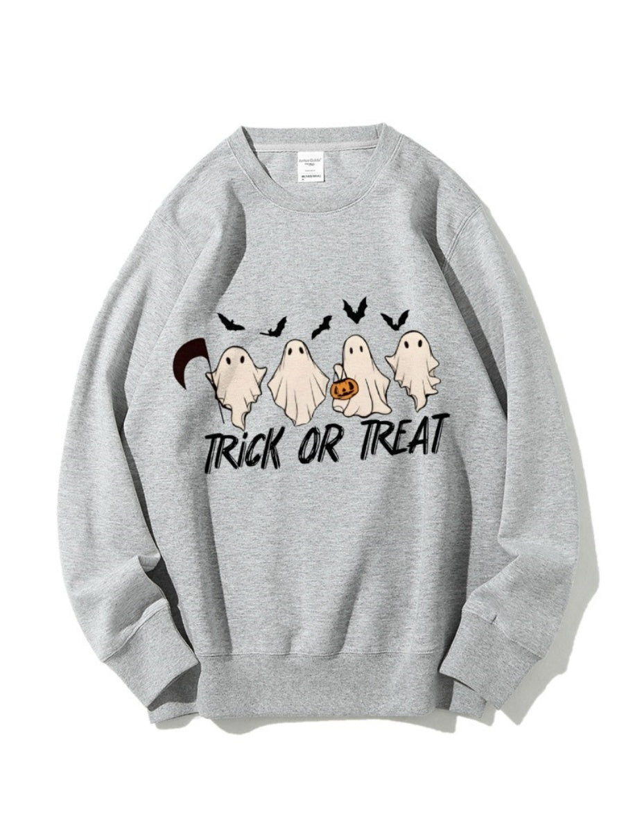 Halloween Pullover Printed Sweatshirt