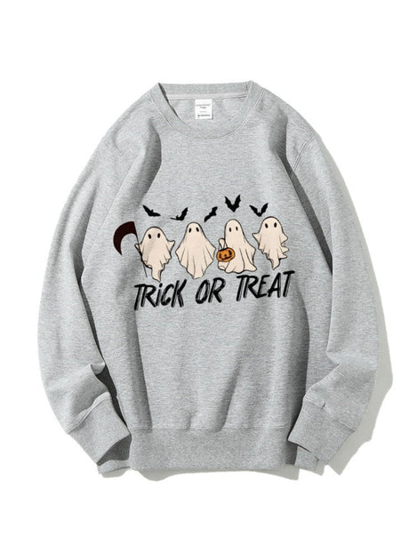 Halloween Pullover Printed Sweatshirt