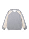 Liber Autumn Neutral wear Color matching Solid Color T-shirts