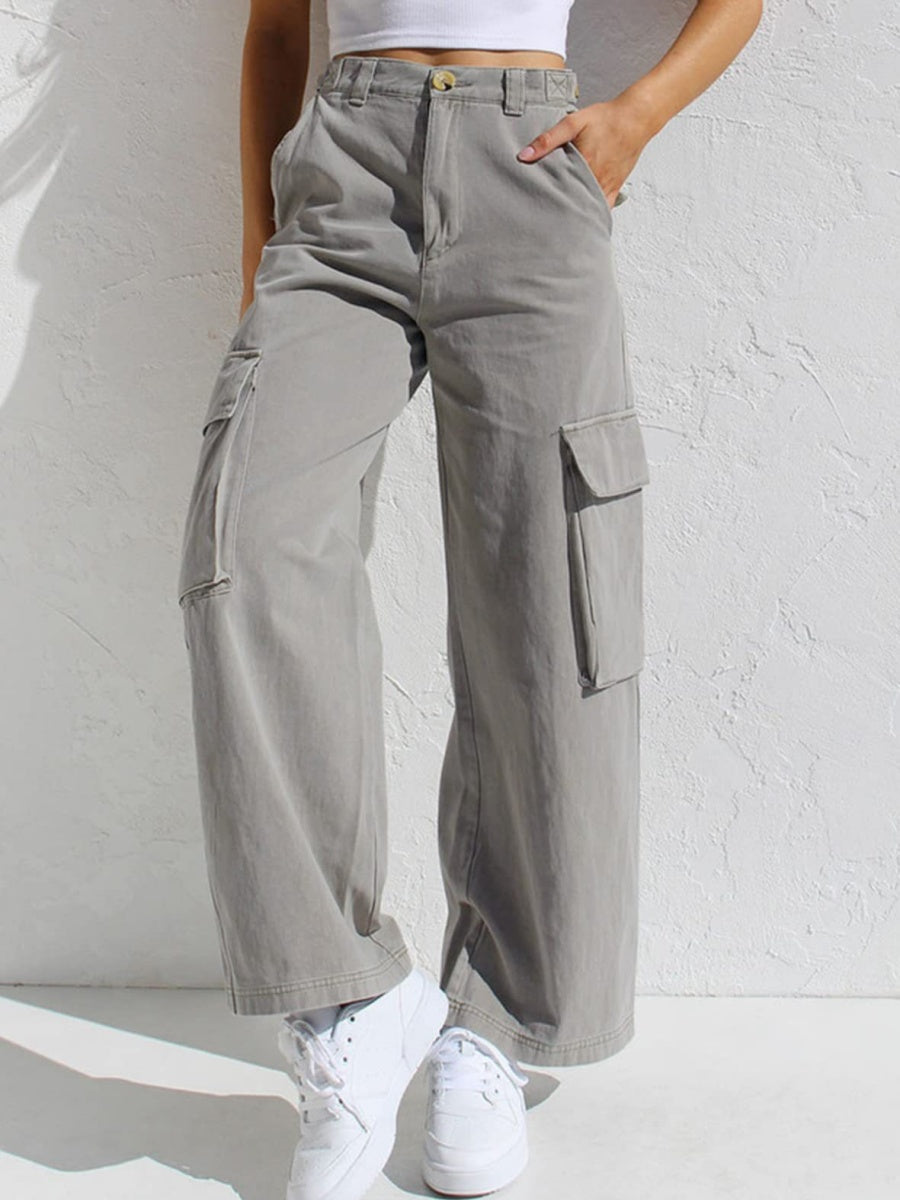 Straight-leg Denim Jeans