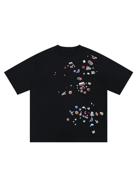Liber Summer Men's Printed Cartoon T-shirts