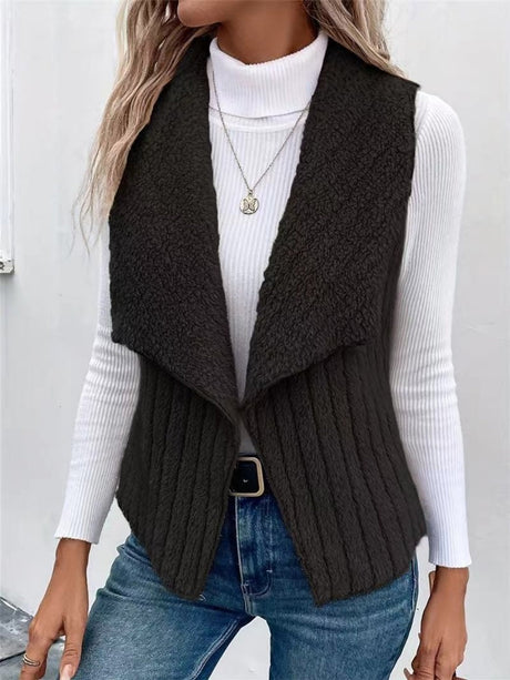 Simple Sleeveless All-match Solid Color Vests