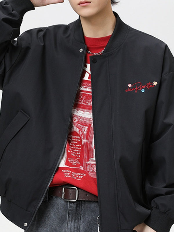 Liber Autumn Neutral wear Multiple pockets Floral Jackets