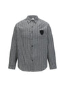 Liber Autumn Neutral wear Appliqué embroidery Plaid Shirts
