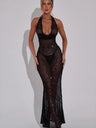Liber Autumn Women's Solid Color Maxi Dresses