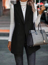Splicing Herringbone Pattern Suit Sleeveless Vest