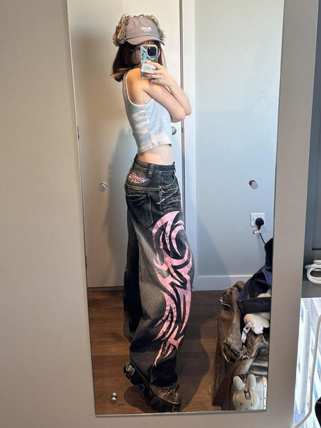 Liber Spring Women's Printed Jeans