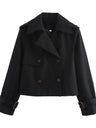 Buttons Short Trench Coats