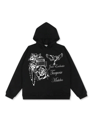Liber Autumn Neutral wear Printed Letter Sweatshirts&Hoodies