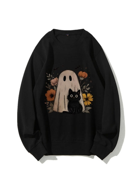 Halloween Pullover Printed Sweatshirt