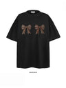 Liber Summer Women's Printed Bow T-shirts