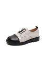 Liber Spring and autumn color-blocked women's flat shoes
