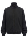 Liber Autumn Neutral wear Zipper decoration Solid Color Sweatshirts&Hoodies