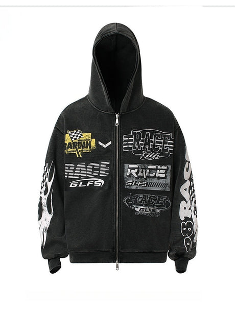 Liber Autumn Neutral wear Printed Letter Jackets