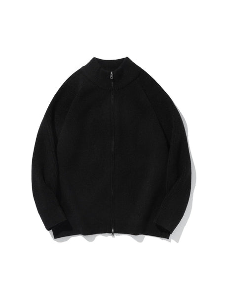 Minimalist Style Leisure Loose Stand Collar Cardigans