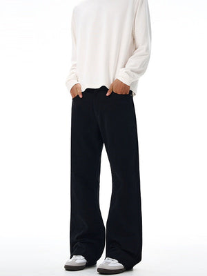 Liber Autumn Men's Pocket decoration Solid Color Pants