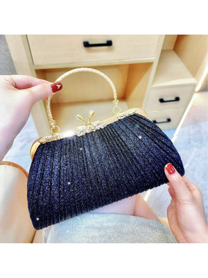 Liber Four Seasons ACC Sequin Diamond Box Bag