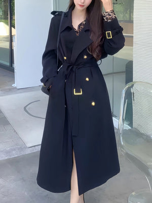 Waist Slimming Mid-length Trench Coats