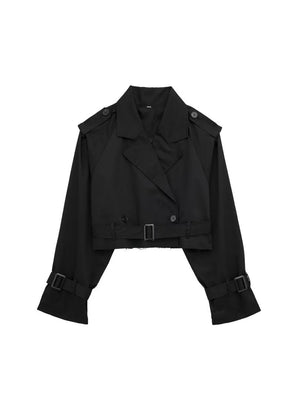 Liber Autumn Women's Buttons Trench Coats