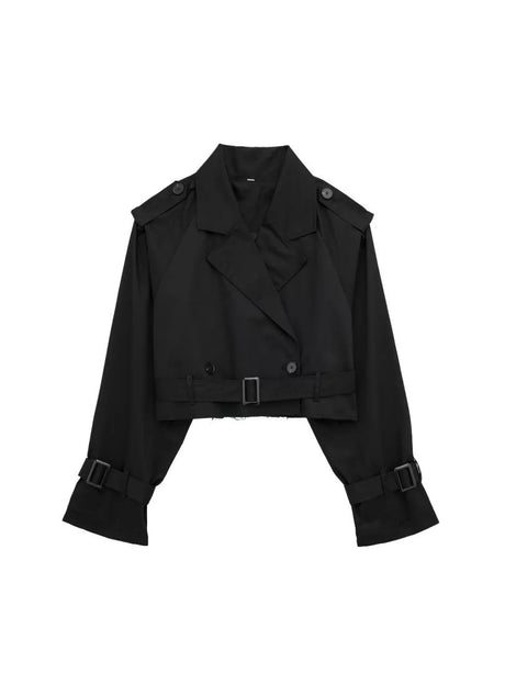 Liber Autumn Women's Buttons Trench Coats
