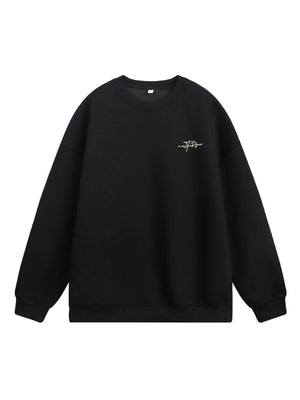 Liber Autumn Men's Printed Letter Sweatshirts&Hoodies