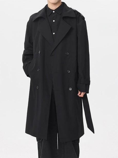Double-breasted Mid-length Trench Coats