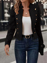 Slim And Versatile Double-breasted Blazer