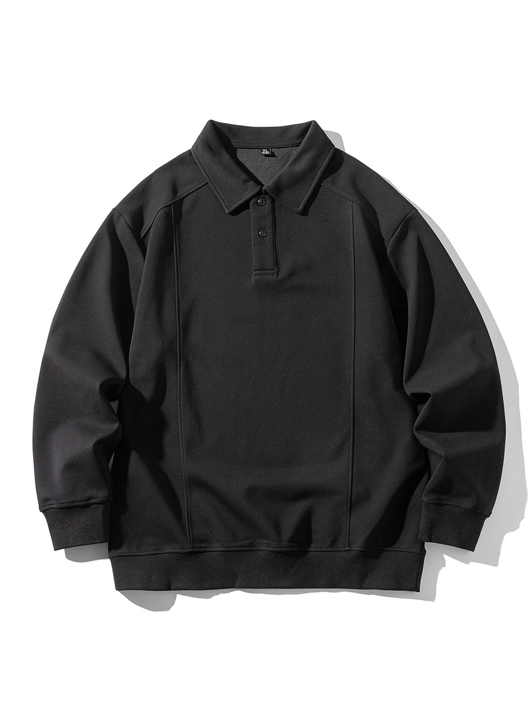 Stereo Segmentation Deconstruction Lapel Polo Shirt